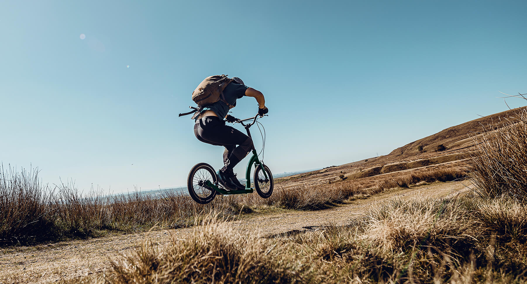 mountain bike scooter, scooters off road, all terrain scooter