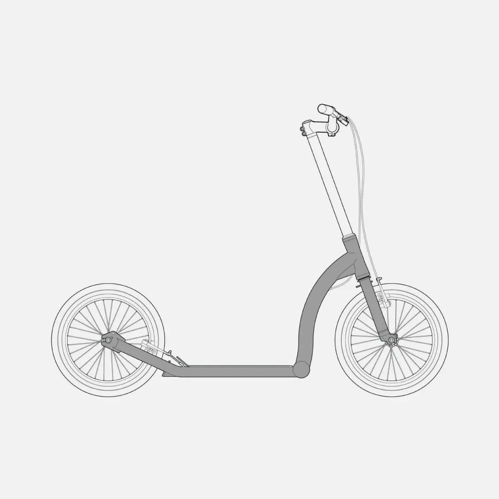 Custom Paint Scooter Frame Swifty Scooters