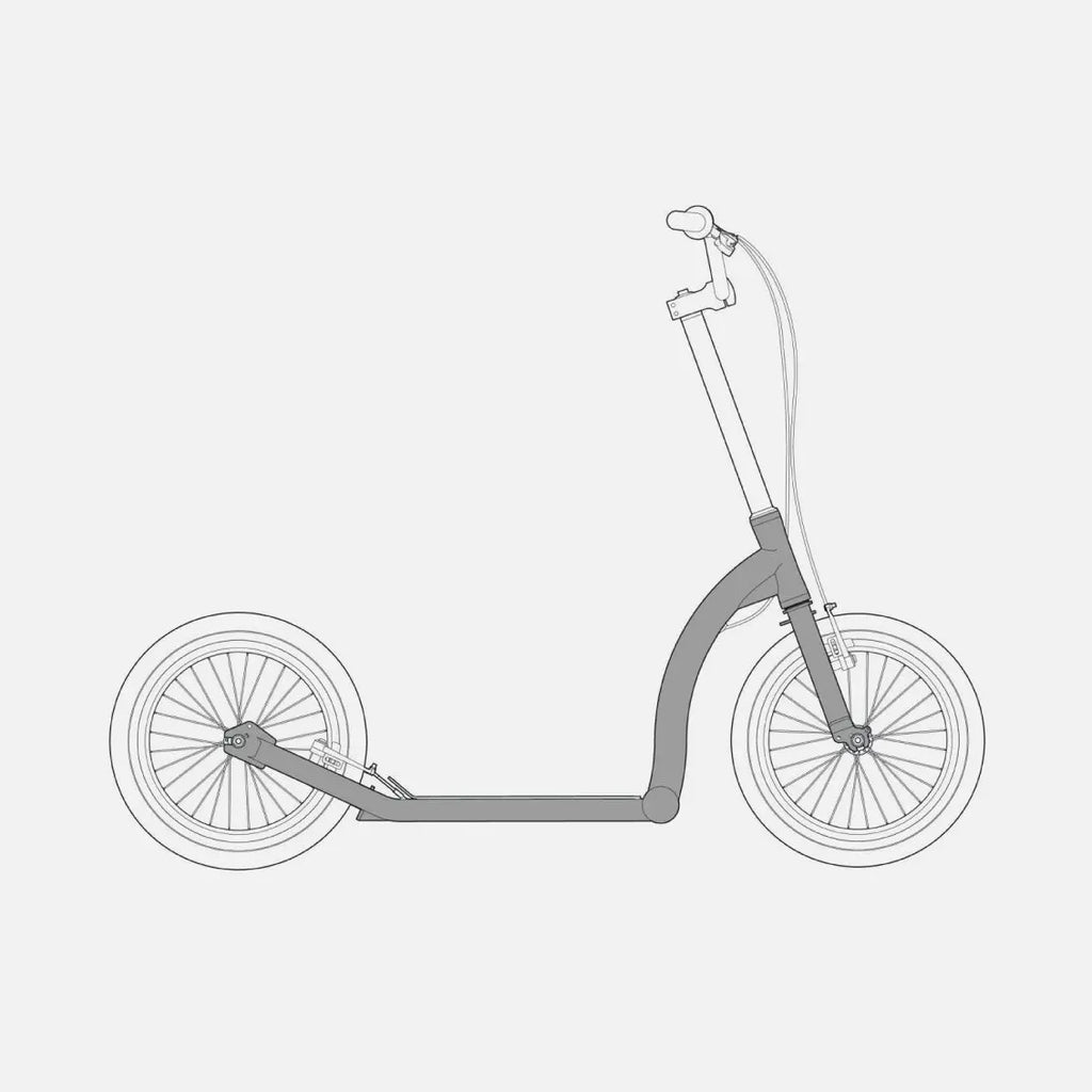 Custom Paint Scooter Frame Swifty Scooters