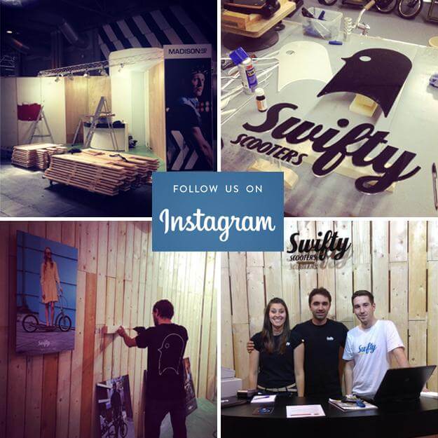 swifty adult scooters at nec cycle show