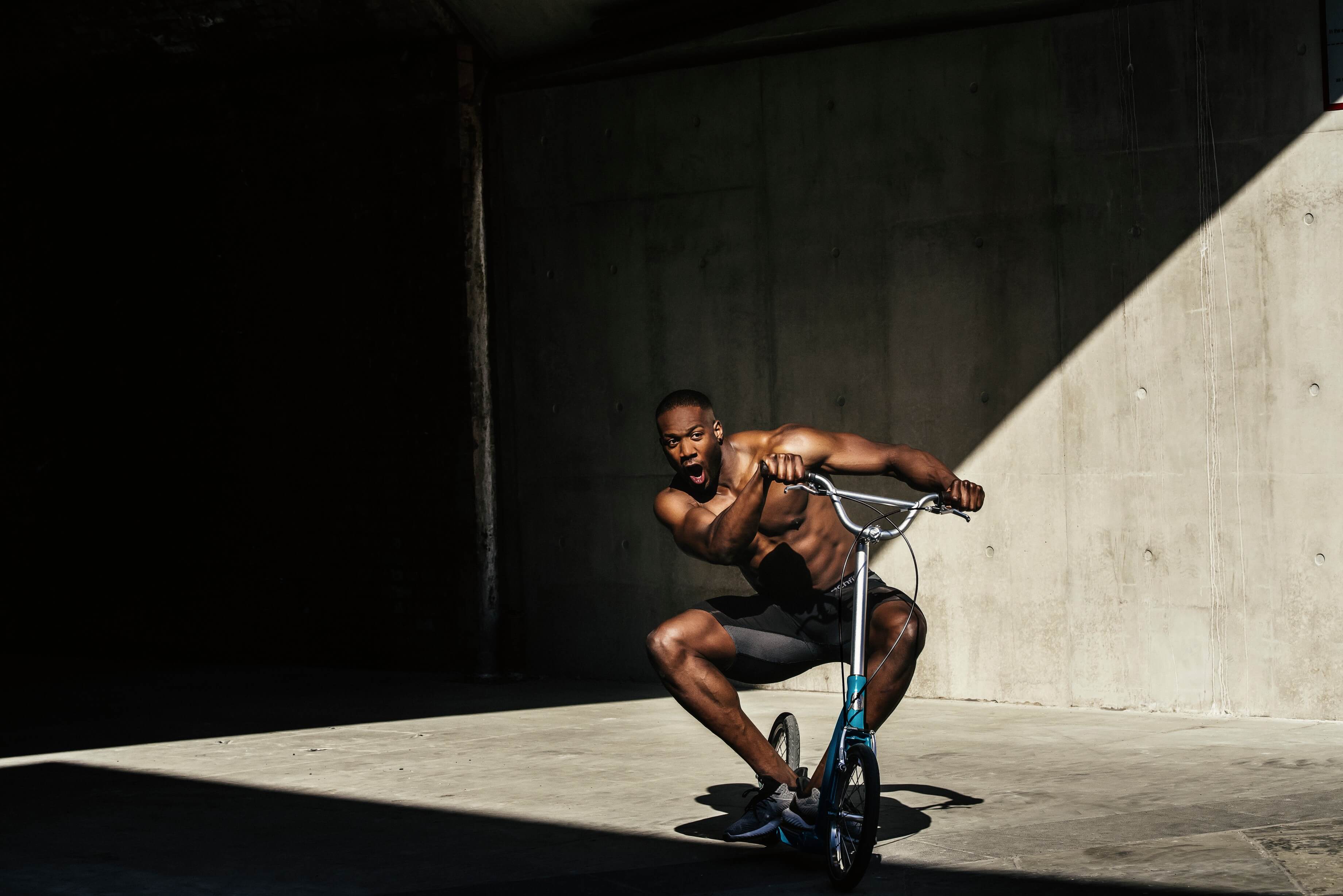 Adult kick scooter taller heavier