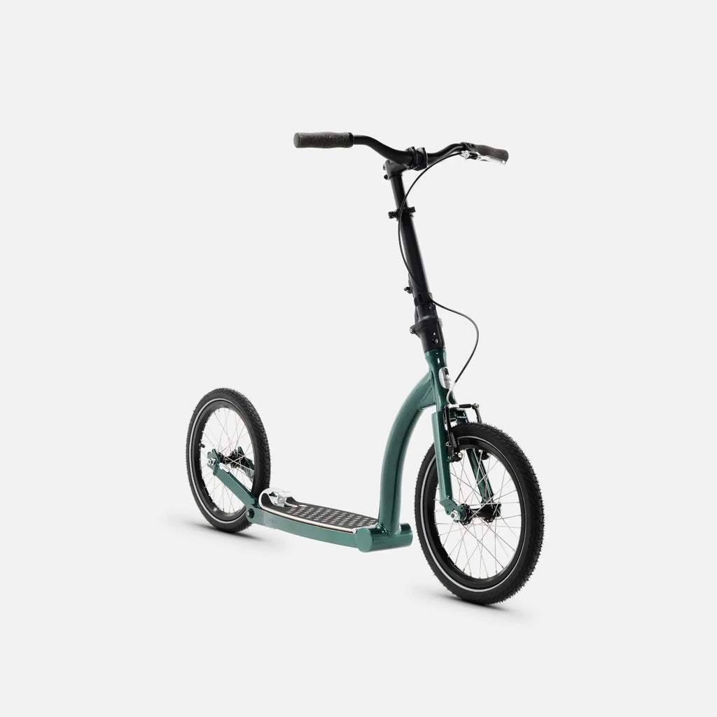 Folding Scooter, Adult Scooter, Kick Scooter, Big wheel scooter, Push Scooter SwiftyONE MK4 Forest Green Swifty Scooters