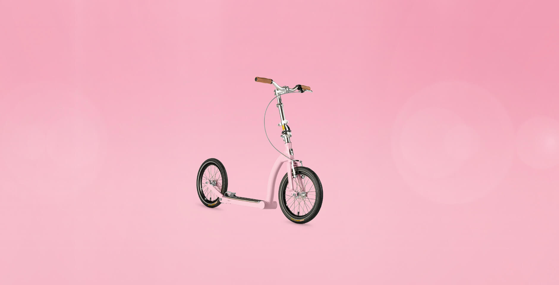 custom coloured scooter powder pink scooter 