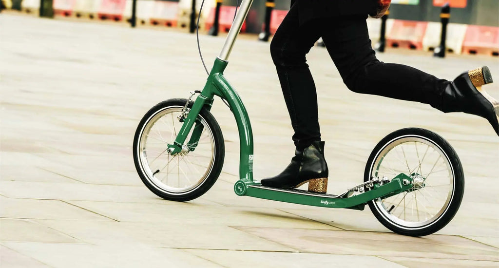 scooter fleet, micro mobility, adult scooter with big wheels, urban mobility fleet for businesses